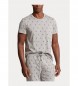 Polo Ralph Lauren Bedrucktes T-Shirt Grau