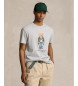 Polo Ralph Lauren T-shirt grigia con vestibilità classica Polo Bear