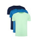 Polo Ralph Lauren Pack de tres camisetas interiores verde, azul, marino