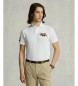 Polo Ralph Lauren Camisa pólo Slim Fit personalizada branca