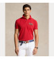 Polo Ralph Lauren Kundenspezifisches Slim Fit Poloshirt rot
