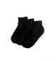 Polo Ralph Lauren Lot de 3 chaussettes de quart noir