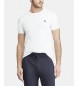 Polo Ralph Lauren Custom Fit gebreid T-shirt wit