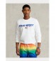 Polo Ralph Lauren White Fleece Sweatshirt