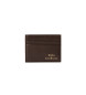 Polo Ralph Lauren Suffolk brown leather slim card holder