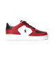 Polo Ralph Lauren Masters Court usnjeni čevlji rdeča
