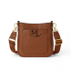 Lauren Ralph Lauren Borsa a tracolla piccola in pelle marrone Cameryn