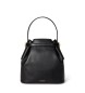 Lauren Ralph Lauren Sacoche moyenne Blaike en cuir noir