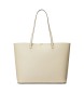 Lauren Ralph Lauren Sac fourre-tout en cuir beige Karly