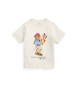 Polo Ralph Lauren Gebreid Jersey T-shirt met witte Polo Bear