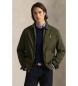 Polo Ralph Lauren Jacke mit doppeltem Zwickel aus dunkelgrünem Twill