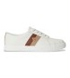 Lauren Ralph Lauren Janson II sapatos de couro branco