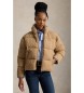 Polo Ralph Lauren Beige wool and cashmere padded jacket