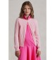Polo Ralph Lauren Casaco de algodão cor-de-rosa em tecido de malha eights