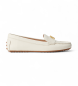 Polo Ralph Lauren Mocasines de Piel Napa Barnsbury blanco crema