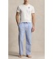 Polo Ralph Lauren Pyjama en coton avec l'ours Polo Bear blanc, bleu