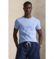 Polo Ralph Lauren Custom Slim Fit knit T-shirt blue