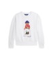 Polo Ralph Lauren Sudadera Polo Bear Fleece Boxy blanco