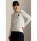 Polo Ralph Lauren Crochet cardigan white