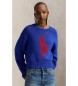 Polo Ralph Lauren Cotton jumper with Big Pony blue