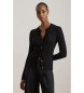 Lauren Ralph Lauren Cardigan en coton écru noir