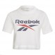 Camiseta Cropped Reebok Identity blanco