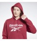 Comprar Reebok Sudadera Identity Logo Fleece rojo