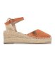 Refresh Leather espadrilles 175235 orange