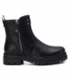 Refresh Round toe ankle boots black