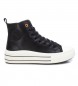 Refresh Black platform trainers