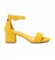 Refresh Sandaler sommer gul - Hælhøjde 5cm