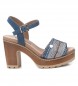 Refresh Sandaler 170694 blå -Højde hæl 10cm