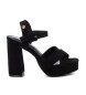Refresh Sandalias de Piel 170787 negro