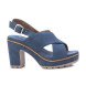 Refresh Sandaler 171561 blå -Höjd klack 8cm