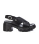 Refresh Sandaler 171725 sort -Højde hæl 7 cm