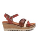 Refresh Sandals 171785 brown -Height wedge 6cm