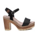 Refresh Sandals 171800 black -Heel height 8cm