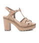 Refresh Sandals 171875 beige -Heel height 8cm