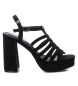 Refresh Sandalen 171897 schwarz -Hhe Absatz 9cm