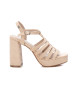 Refresh Ledersandalen 171897 beige
