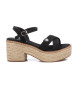 Refresh Sandals 171932 black -Heel height 7cm