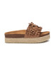 Refresh Sandales en cuir marron 172462