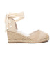 Refresh Sandals 171748 beige -Height wedge 6cm