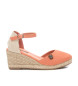 Refresh Espadrilles en cuir corail 171882