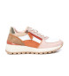 Refresh Leather trainers 172446 nude