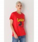 Lois Jeans T-shirt 133098 rød