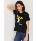 Lois Jeans T-shirt 133101 schwarz