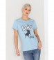 Lois Jeans T-shirt 134762 niebieski