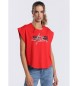 Lois Jeans T-shirt 133023 rouge