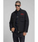 Replay Rider Gesteppte Jacke mit Patches Schwarz